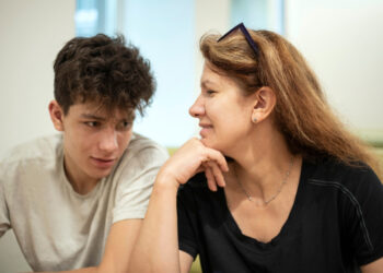 How to talk to your teen son about puberty being a mom