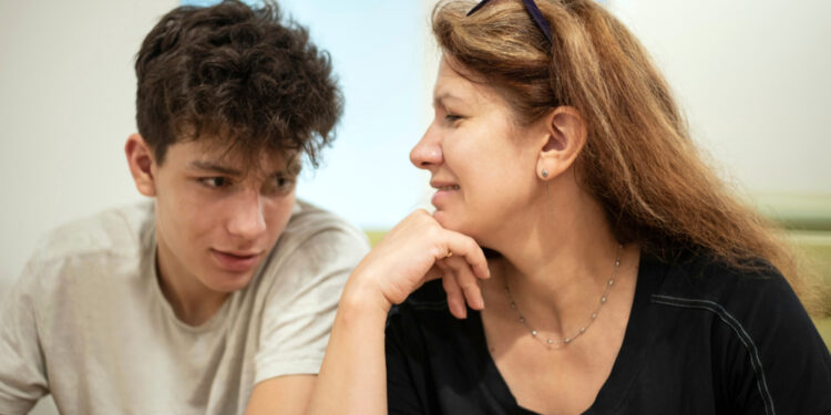 How to talk to your teen son about puberty being a mom
