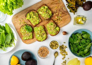 Avocado toast with ginger and coriander sprouted lentils recipe